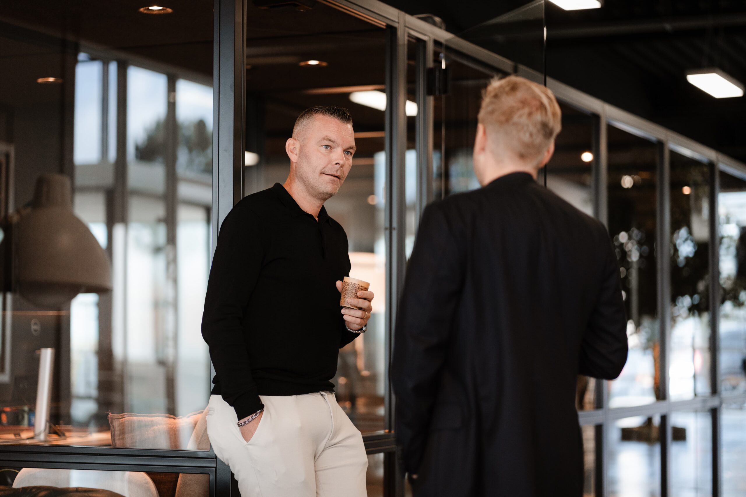 Roelof en Geert in gesprek over productieproces